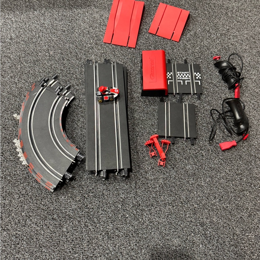 Carrera Black and Red Slot Car Track Set
